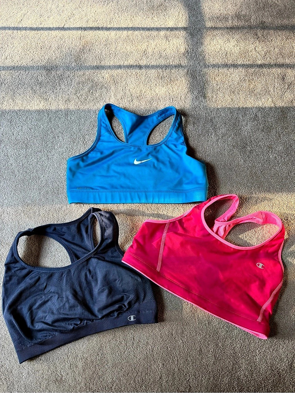 3-Piece Sports Bra Bundle - size Large